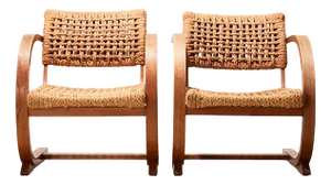 Set of Rope Lounge Chairs by Bas Van Pelt for My Home, 1940s