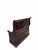 Late 20th Century Vintage Colonial Revival Mahogany Storage Bench With Olive Green Seat For Sale - Image 5 of 9