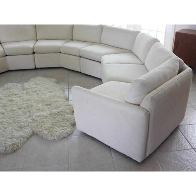1980s Bernhardt Flair Octagonal Cream Sectional Sofa Chairish