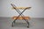 Mid-Century Czechoslovak Folding Bamboo Serving Trolley, 1960s For Sale - Image 3 of 13