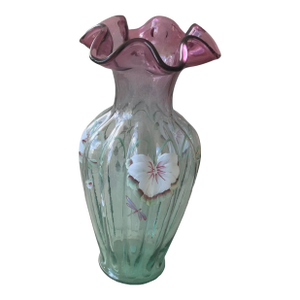 Fenton Rubina Verde Vase