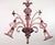 Large Mid-Century Aubergine Murano Chandelier in the Manner of Ercole Barovier For Sale In Chicago - Image 6 of 16