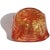 Mid-Century Modern Vintage Murano Barovier Toso Red Spiderweb Gold Flecks Italian Art Glass Mid Century Bowl Ashtray For Sale - Image 3 of 4