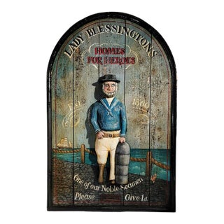 Lady Blessingtons Sailors Donation Momento Plaque For Sale