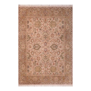 Pak-Persian Lucretia Taupe/Brown Wool Rug - 8'0'' X 10'1'' For Sale