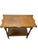 Antique English Jacobean Style Oak Flip Top Game Table Bar Cart Carved Frieze For Sale - Image 6 of 18