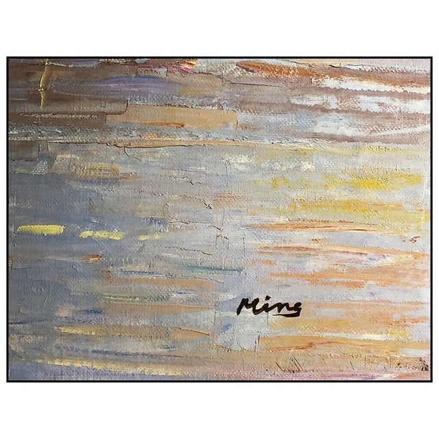 Modern Late 20th Century Marina Morning, Ming Feng For Sale - Image 3 of 4