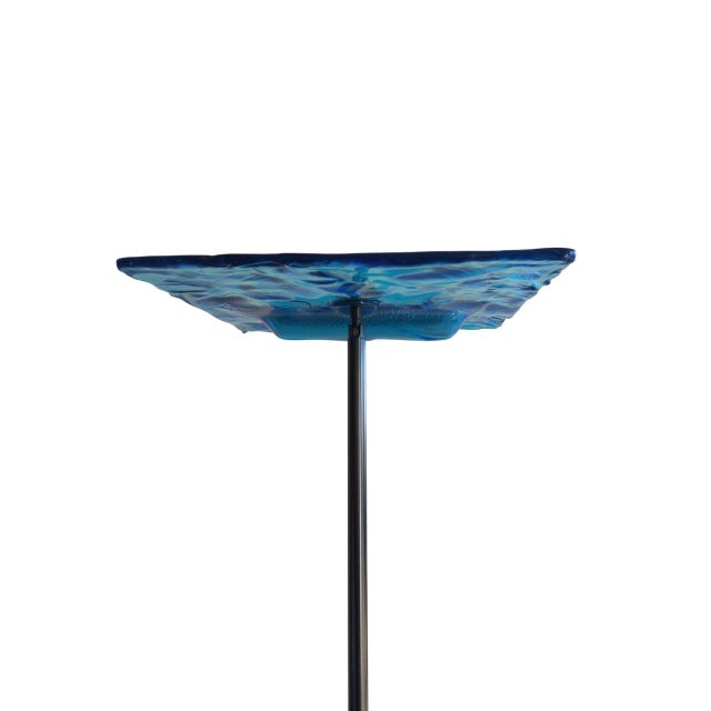 Blue Floor Lamp in Murano Glass by Gianfranco Frattini, Italy, 1990s For Sale - Image 8 of 16