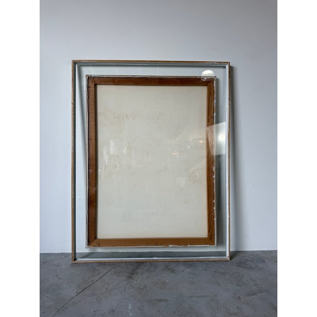 1970s Vintage Floral Still Life Oil Painting on Canvas – Framed For Sale - Image 10 of 10