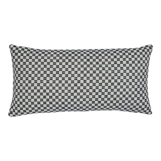 Schumacher Elkhart 24" Lumbar Pillow In Black For Sale