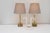Mid-Century Modern Italian Onyx and Brass Table Lamps, Set of 2 For Sale - Image 10 of 13
