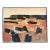 Mid-Century Modern 'Abstract Horizon' Vintage Swedish Abstract Landscape Oil Painting, Framed For Sale