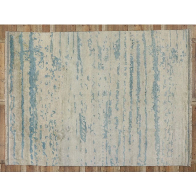 Vintage Modern Moroccan Rug - 09'02 X 12'06 For Sale - Image 9 of 10