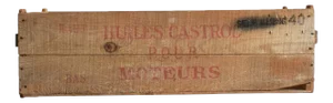 Antique Storage Crate from Castrol, 1950s