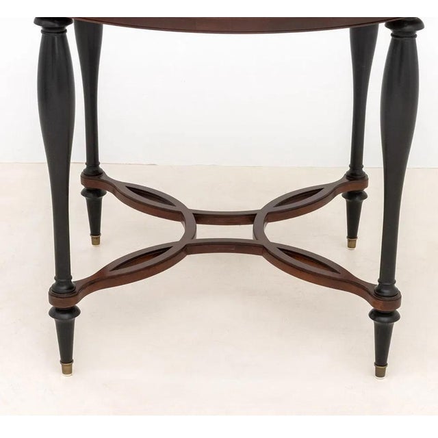 Late 20th Century Baker Furniture Neoclassical Center Table For Sale In Atlanta - Image 6 of 6
