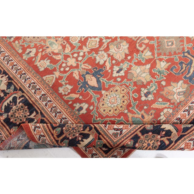 1930s Persian Sultanabad Rug For Sale - Image 5 of 8