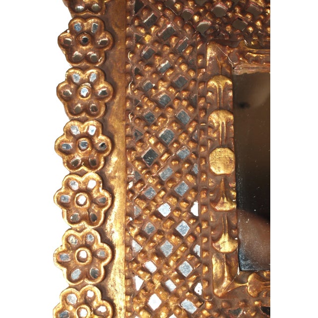 Antique True Wooden Spanish Mirror Moroccan Style For Sale In San Francisco - Image 6 of 7