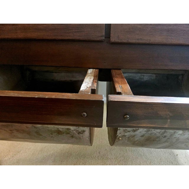 Antique Oak Baker's Table (C1890–1930) For Sale - Image 12 of 18