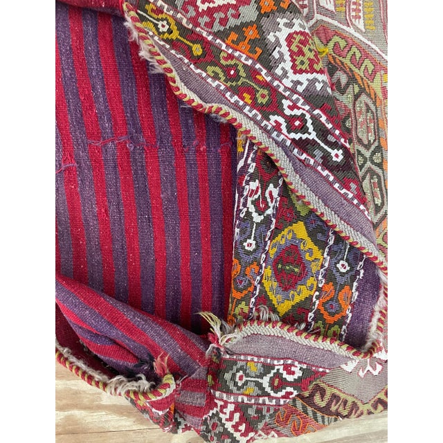 Antique Turkish Anatolian Saddle Bag For Sale In Chicago - Image 6 of 9