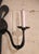 Metal Early 20th Century French Gothic Revival Wrought Iron Wall Sconces, Set of 3 For Sale - Image 7 of 10