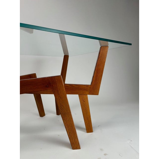 Mid-Century Modern Sculptural Wooden Coffee Table, Italy, 1950s For Sale - Image 15 of 17