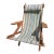 Vintage Folding Lounge Beach Chair Rocker For Sale
