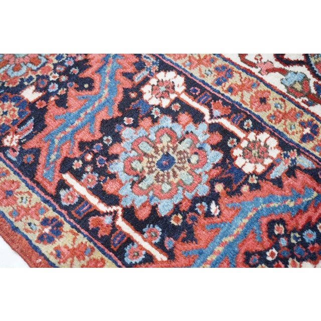 Vintage Heriz Rug 8'2'' X 11'7'' For Sale - Image 4 of 10