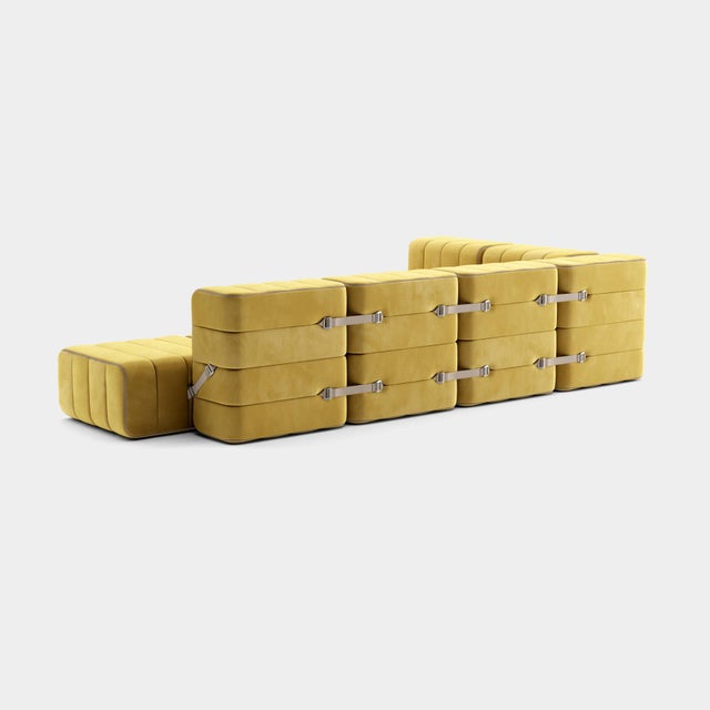Contemporary Flexible Large Corner Sofa from Ambivalenz, Set of 12 For Sale - Image 3 of 5