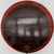 Wood Antique Asian Red Lacquered Wood Covered Rice Bowl With Metal Hardware For Sale - Image 7 of 10