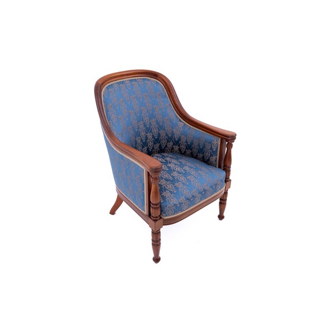 19th Century Antique Bergère Armchairs, France, 1880s, Set of 2 For Sale - Image 5 of 16