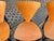 Wood Italian Triangle Dining Chairs, 1980s, Set of 4 For Sale - Image 7 of 18