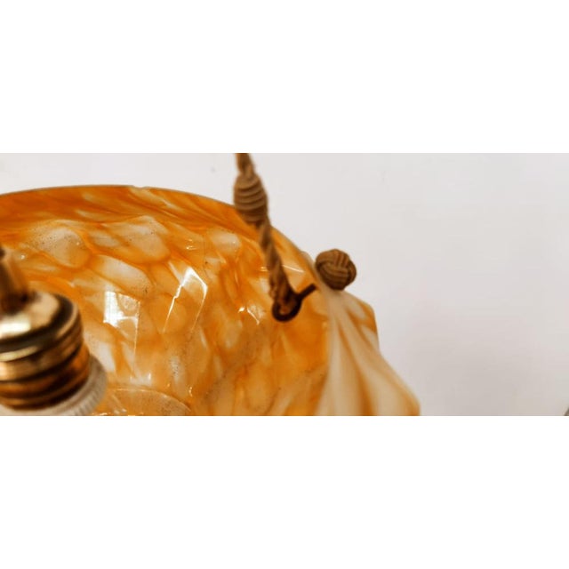 Murano Glass Suspension with Silk Rope Cables For Sale - Image 17 of 18