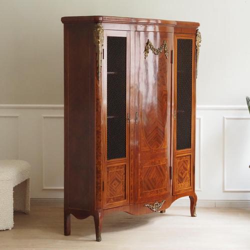 French Louis XVI Mahogany Bookcase For Sale - Image 18 of 18