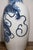 Large Antique 19th Century Qing Chinese Blue & White Foo Dog Porcelain Vase For Sale - Image 12 of 18