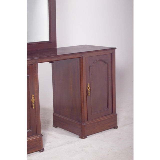 Vintage Portuguese Dressing Table with Mirror, 1920s For Sale - Image 11 of 12