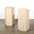 Pair of Mid-Century Modernist Hexagonal Travertine Pedestals For Sale In New York - Image 6 of 18