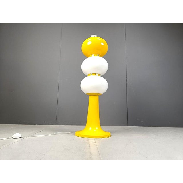 1960s Mid-Century Italian Glass Floor Lamp, 1960s For Sale - Image 5 of 11