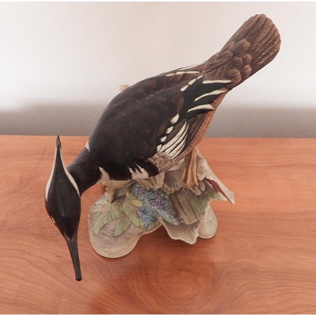 Boehm Porcelain Sculpture Pair Hooded Mergansers Water Fowl Birds Male & Female For Sale In Monterey, CA - Image 6 of 12