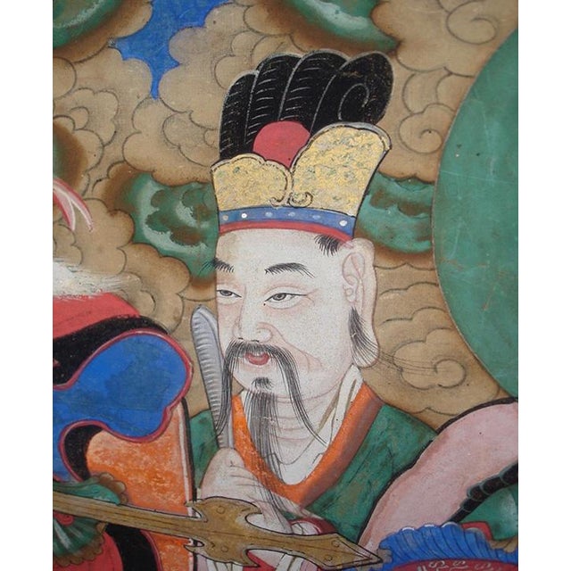 Antique Korean Temple Painting, Choson Dynasty | Chairish