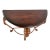 Vintage Burnt Faux Tortoise Bamboo Console Table With Wall Mirror – Palm Beach Chinoiserie Style, Set of 2 Pieces For Sale In Miami - Image 6 of 11