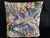 Up for sale is a stunning, authentic Vintage Handmade Wool Needlepoint Throw Pillow. This one-of-a-kind cushion was...