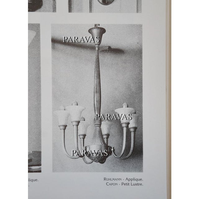 Capon & Muller Freres French Art Deco Nickeled Bronze & Textured Glass Wall Sconces 1930s - A Pair For Sale - Image 12 of 13