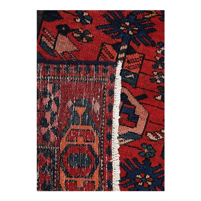 Traditional 1950s Persian Antique Bakhtiari Rug For Sale - Image 3 of 4