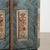 1831 Hungarian Original Blue Hand-Painted Pine Armoire For Sale - Image 10 of 13