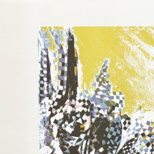 Serigraph - Amandio Silva - 1987 (signed). Serigraph on paper; signed and dated 1987. Edition no. 116/125. Dimensions:...