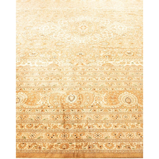 Solo Rugs Mogul, One-of-a-Kind Hand-Knotted Area Rug - Brown, 12' 2" x 15' 3" For Sale - Image 4 of 8
