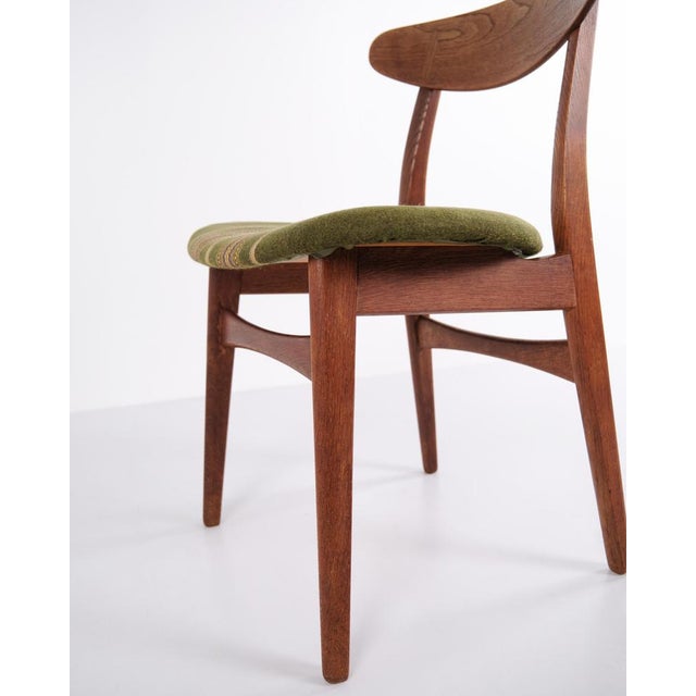 Model CH30 Dining Chairs in Teak and Oak attributed to Hans J. Wegner, 1950s, Set of 6 For Sale - Image 13 of 15
