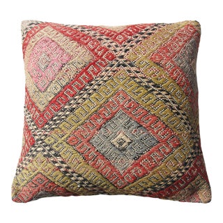 Kilim Rug Pillow Cover 16" For Sale