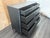 RH French Contemporary 5-Drawer Dresser Black Oak | Satin Bronze Hardware | Designed by Van Thiels Lightly Pre-Owned |...