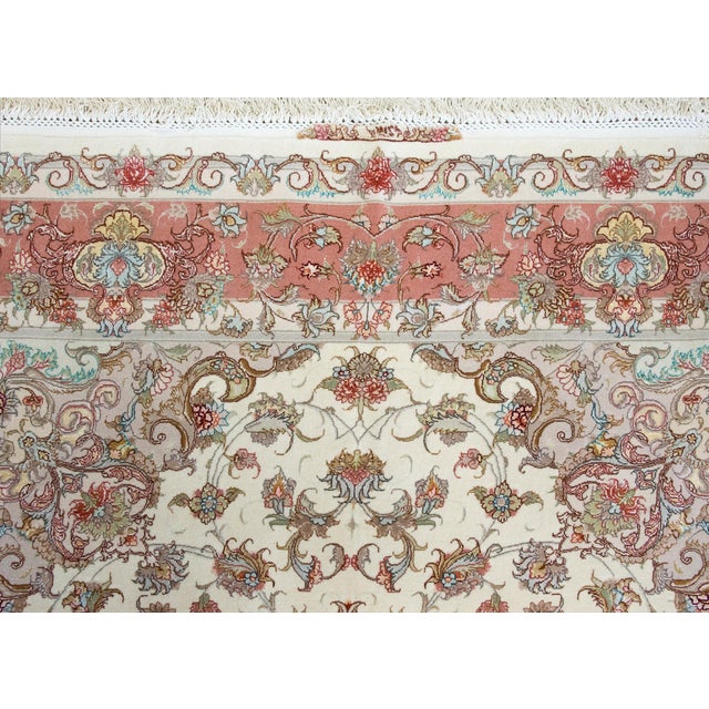 Vintage Tabriz Rug For Sale - Image 10 of 15